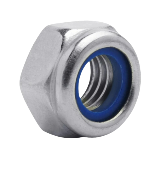 آجیل نازک شش ضلعی گشتاور با درج غیر فلزی DIN 985 ASME B 18.16.6 ، قطعات ماشین